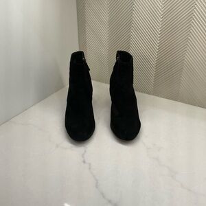 Eileen Fisher Black Suede Booties.